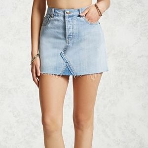 Denim Mini Skirt